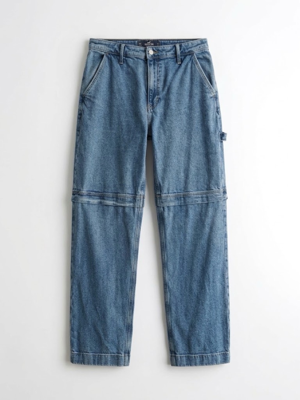 Hollister Ultra High Ruse Dad Jean Carpenter Wide Leg Jeans size 31